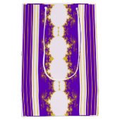Kerstmis Fractal Paarse Cadeautas (Achterkant)