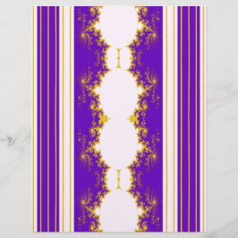 Kerstmis Fractal Paarse Scrapbook Papier