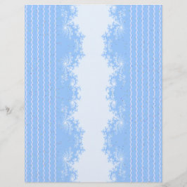 Kerstmis Fractal Pastel Blauwe Scrapbook Papier