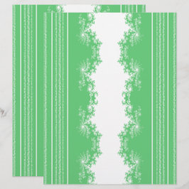 Kerstmis Fractal Wintergroen Scrapbook Papier