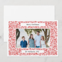 Kerstmis Frame Vakantie Rood