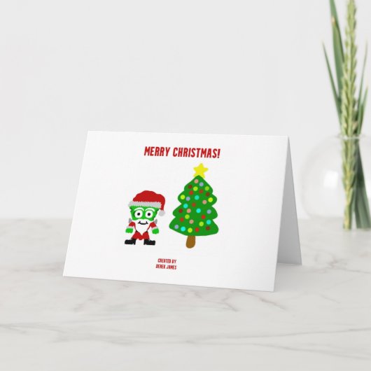 Kerstmis FrankenCheese Standaard Kaart (Voorkant)