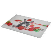 Kerstmis Franse Bulldog snijplanken (Hoek)