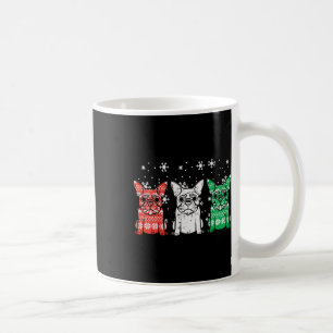 Kerstmis Franse Bulldog Xmas Franse Bulldog Honden Koffiemok