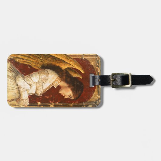 Kerstmis Fresco Angel Bagagelabel (Voorkant horizontaal)