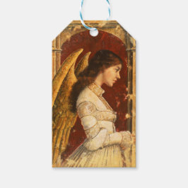 Kerstmis Fresco Angel Cadeaulabel