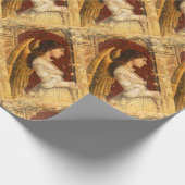 Kerstmis Fresco Angel Cadeaupapier (Hoek)