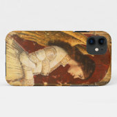 Kerstmis Fresco Angel Case-Mate iPhone Case (Achterkant (horizontaal))