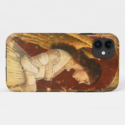 Kerstmis Fresco Angel Case-Mate iPhone Case (Achterkant (horizontaal))