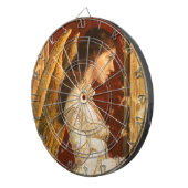 Kerstmis Fresco Angel Dartbord (Voorkant Rechts)
