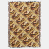 Kerstmis Fresco Angel Deken (Voorkant Verticaal)