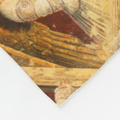 Kerstmis Fresco Angel Fleece Deken (Hoek)