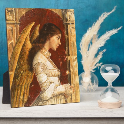 Kerstmis Fresco Angel Fotoplaat (Zijkant)