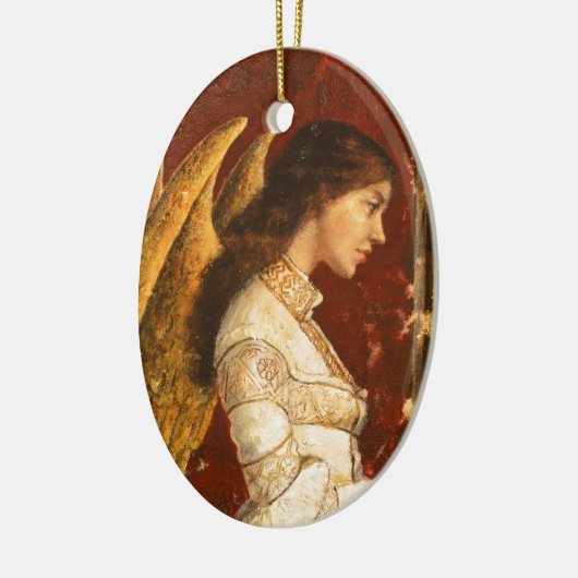 Kerstmis Fresco Angel Keramisch Ornament (Links)