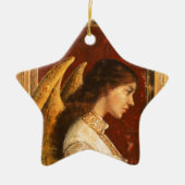 Kerstmis Fresco Angel Keramisch Ornament (Voorkant)