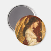 Kerstmis Fresco Angel Magneet (Voorkant / Achterkant)