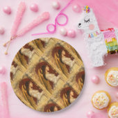 Kerstmis Fresco Angel Papieren Bordje (Feest)