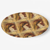 Kerstmis Fresco Angel Papieren Bordje (Gekanteld)