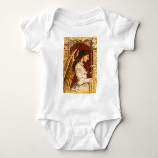 Kerstmis Fresco Angel Romper (Voorkant)
