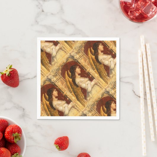 Kerstmis Fresco Angel Servetten (Insitu)