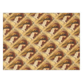 Kerstmis Fresco Angel Tafelkleed (Voorkant (Horizontaal))