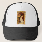 Kerstmis Fresco Angel Trucker Pet (Voorkant)