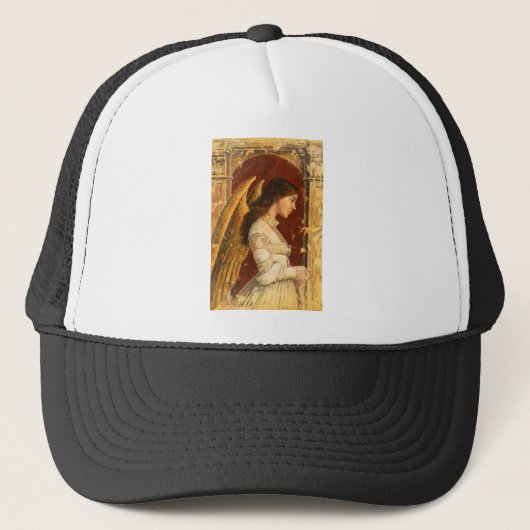 Kerstmis Fresco Angel Trucker Pet (Voorkant)