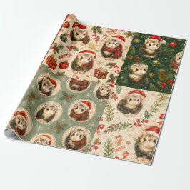 Kerstmis Fret Montague Inpakpapier