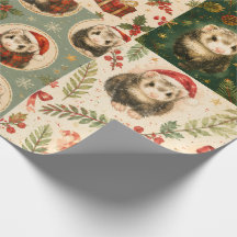 Kerstmis Fret Montague Inpakpapier