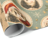 Kerstmis Fret Montague Inpakpapier (Rol Hoek)