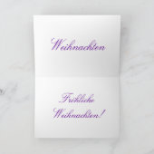 Kerstmis Fröhliche Weihnachten III Feestdagen Kaart (Binnen)