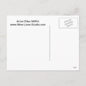 Kerstmis Frong Dup - sumi-E Feestdagenkaart (Achterkant)