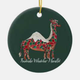 Kerstmis Fruitcake giraffe/kameel Keramisch Ornament