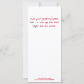 Kerstmis Funny Alcohol Reindeer Names Card (Achterkant)