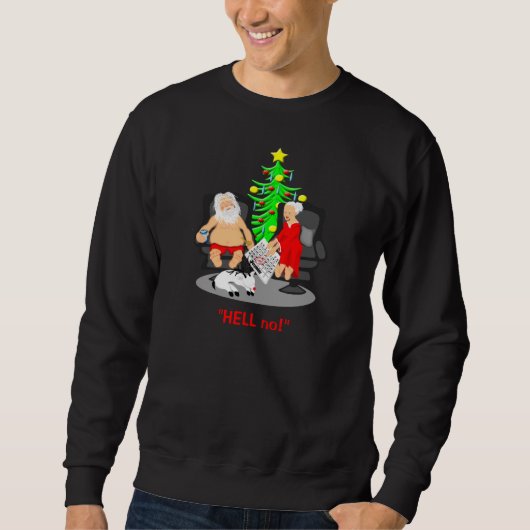 Kerstmis Funny Beer Drink kerstshirt Trui (Voorkant)