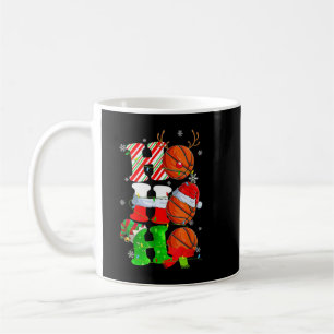 Kerstmis Funny Ho Ho Basketball Pajama Santa L Koffiemok