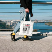 Kerstmis Funny North Pole Times Newspaper Cute Tote Bag