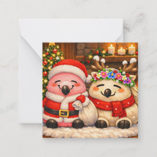 Kerstmis Fura-min＆Friends★ Notitiekaartje
