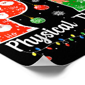 Kerstmis Fysiotherapie Kerstmis Pt Xmas Poster (Hoek)