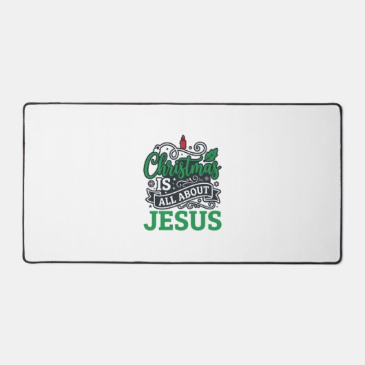 Kerstmis gaat helemaal over Jezus Design Bureaumat (Voorkant)