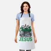 Kerstmis gaat helemaal over Jezus Design Schort (Gedragen)