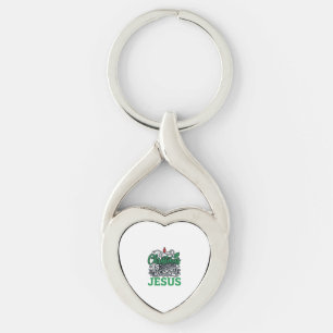 Kerstmis gaat helemaal over Jezus Design Sleutelhanger