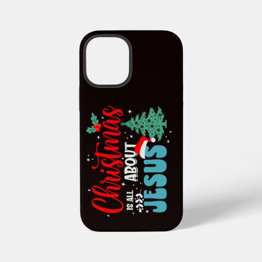 Kerstmis gaat over Jezus-43687 iPhone Hoesje (Achterkant)