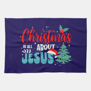 Kerstmis gaat over Jezus-43687 Theedoek