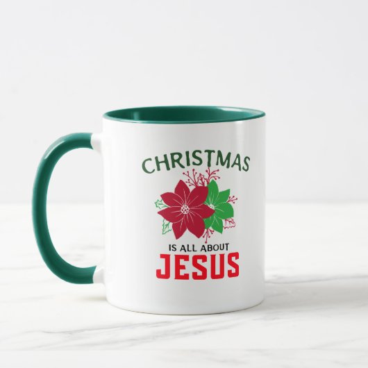 Kerstmis gaat over Jezus Mok (Links)