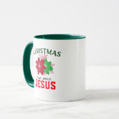 Kerstmis gaat over Jezus Mok (Voorkant links)