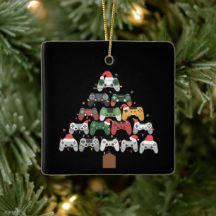 Kerstmis Gaming Boom Gamers Gamer Kerst Cadeaus  Keramisch Ornament