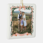 KERSTMIS GARLAND Foto Keramisch Ornament (Rechts)