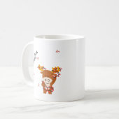 Kerstmis Gazelle Mok (Voorkant links)