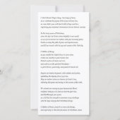 Kerstmis Gebed Onze Lieve Vrouw van Genade Poinset (Voorkant)